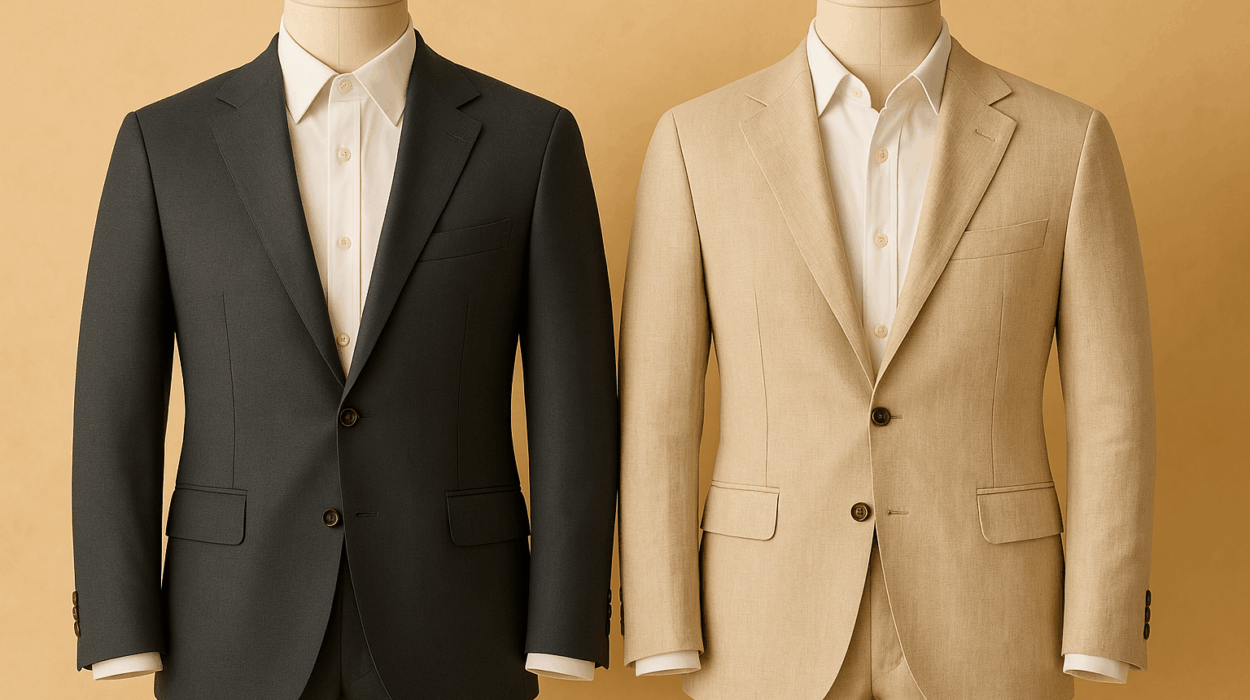 Trajes de lino y lana