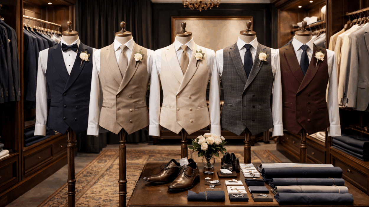 Sastrería de chalecos de novio a medida 2026