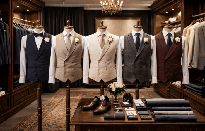 Sastrería de chalecos de novio a medida 2026